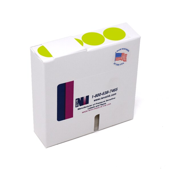 1-1/4" Color Coding Dots Chart - Roll Form